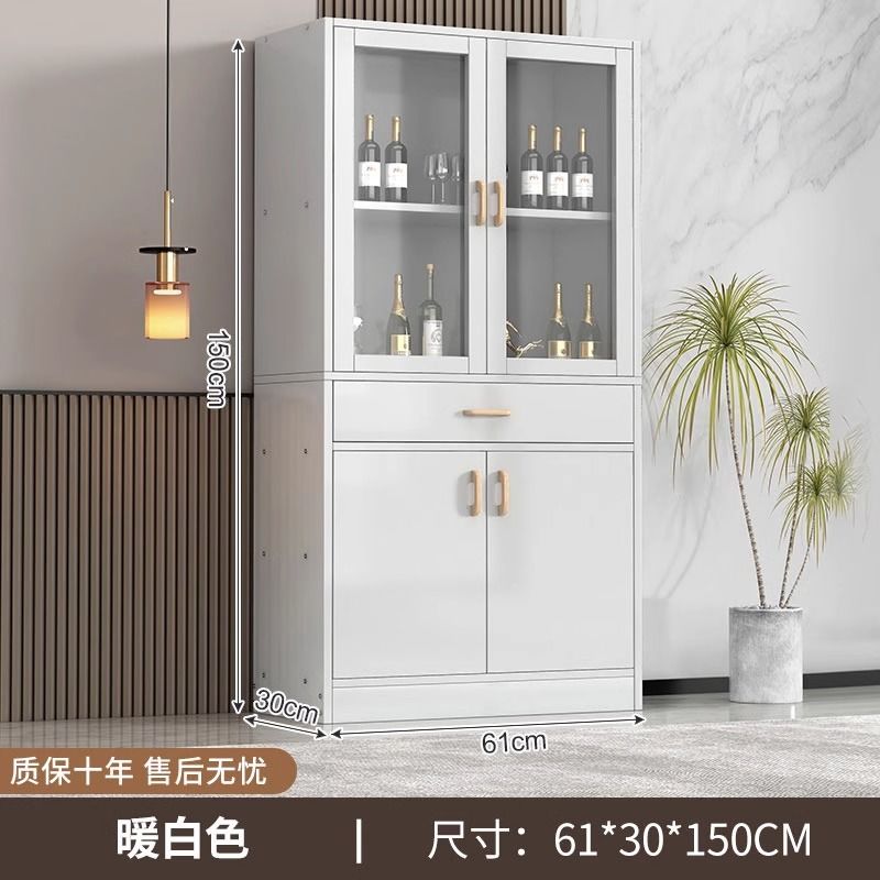 2024New Wine Cabinet Home Display Cabinet Living Room Shelf Wall Display Cabinet Simple Multi-Layer Hallway Locker