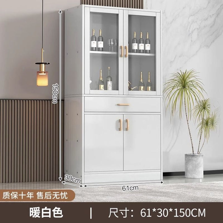 2024New Wine Cabinet Home Display Cabinet Living Room Shelf Wall Display Cabinet Simple Multi-Layer Hallway Locker