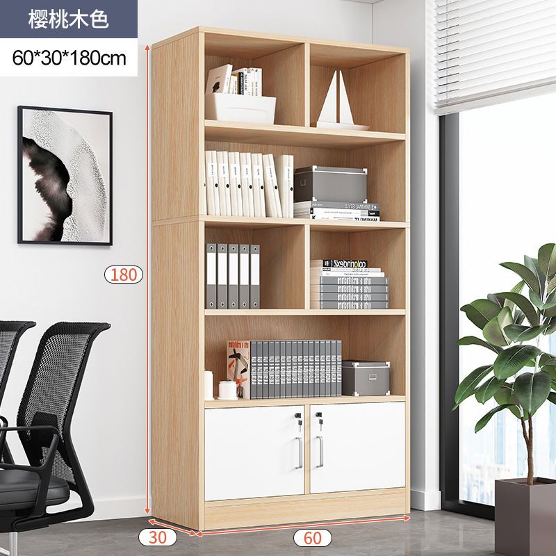 Bookcase Bookshelf Combination Student Locker with Door Bookcase Bookshelf Floor Storage Shelf Living Room Bedroom Bookcase