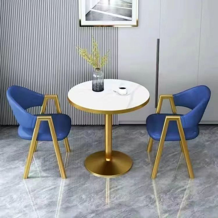 Nordic Style Negotiation Table and Chair Combination Reception Simple Small Apartment Milk Tea Sales Office Balcony Leisure Small round Table