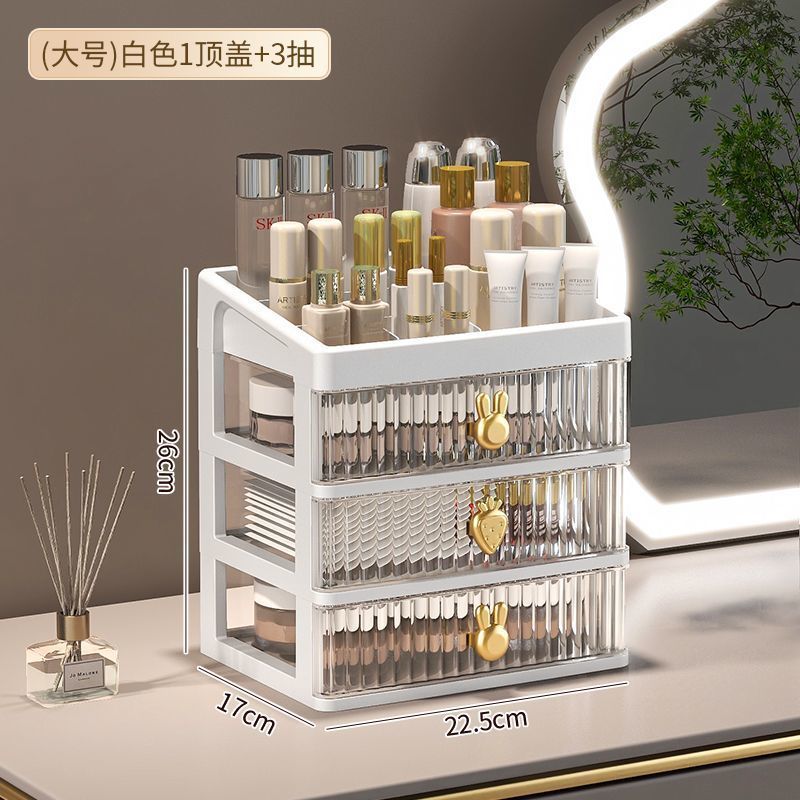 Simple Style Drawer Storage Cabinet Transparent Household Storage Cabinet Multi-Layer Organizing Cabinet Living Room Shoe Cabinet Bedroom Bedside Table