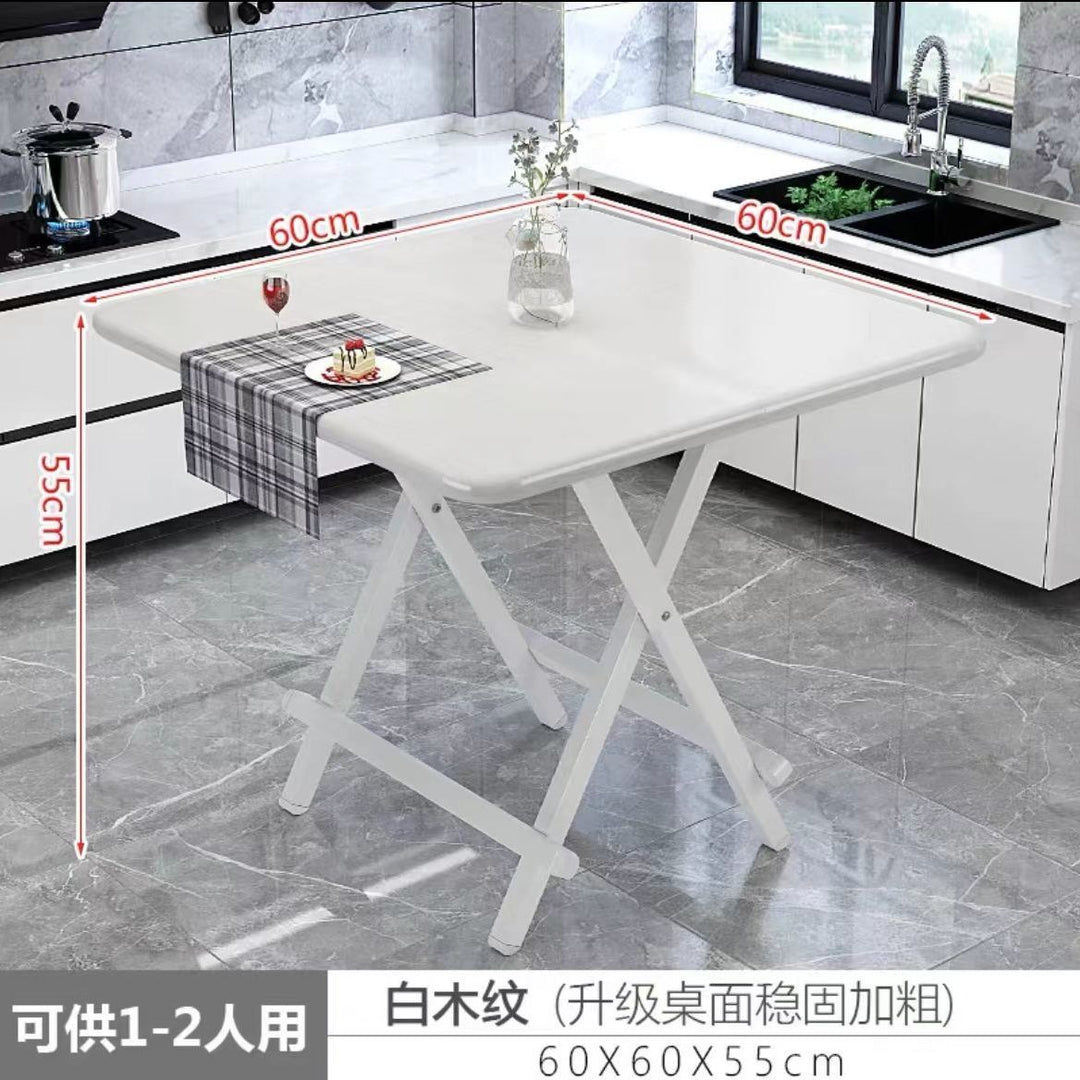 Folding Table Household Eating Table Folding Simple Small Apartment Dining Tables and Chairs Set Dormitory Portable Folding Folding Table Children