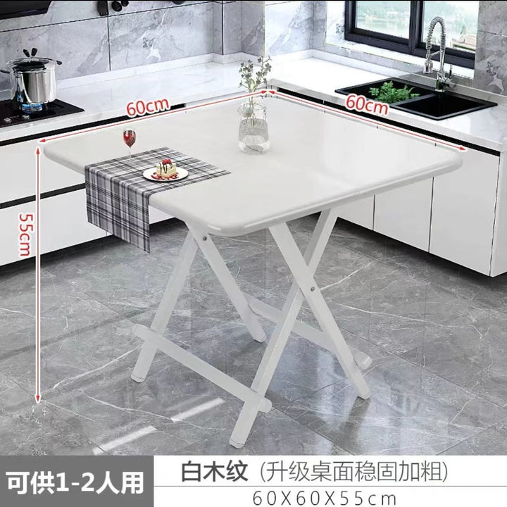 Folding Table Household Eating Table Folding Simple Small Apartment Dining Tables and Chairs Set Dormitory Portable Folding Folding Table Children