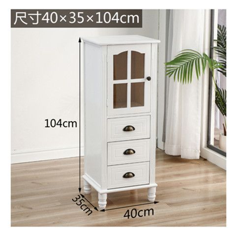 American Solid Wood Small Wine Cabinet Living Room Home Wine Cabinet Curio Cabinet Storage Wall Locker Dining Room Storage Cabinet