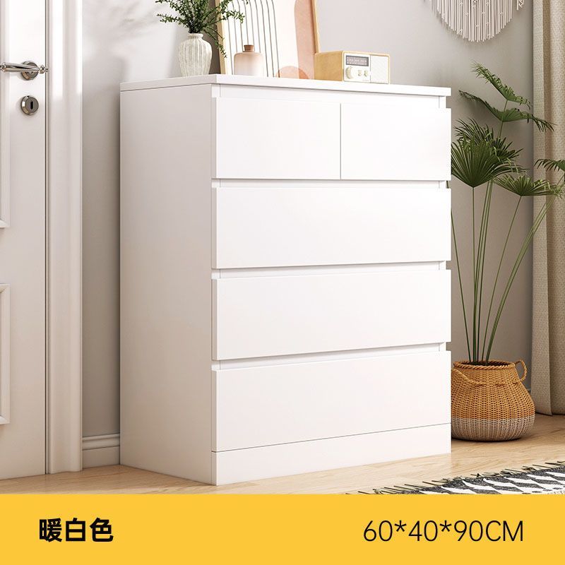 Ikea Same Style Chest of Drawers Storage Cabinet Bedroom Clothes Closet Household Four Five-Bucket Cabinet Living Room Wall Storage Cabinet Locker