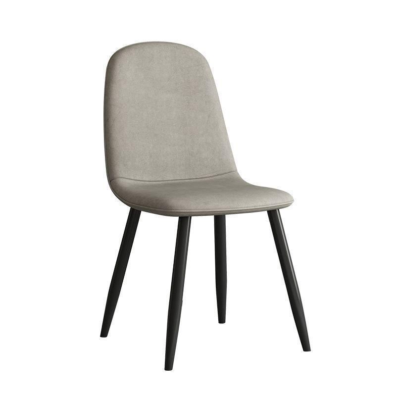 Dining Chair Household Iron Dining Chair Light Luxury High-End Rental Room Small Apartment Office Meeting Room Universal Chair