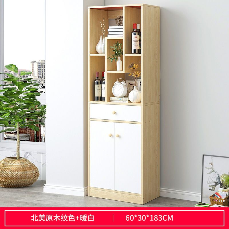 Bookcase Bookshelf Combination Student Locker with Door Bookcase Bookshelf Floor Storage Shelf Living Room Bedroom Bookcase