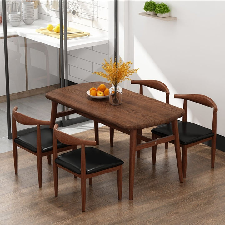 Dining Table Home Small Apartment Modern Simple Dining Tables and Chairs Set Dining Table Rectangular Table Leisure Fast Food Restaurant Table and Chair