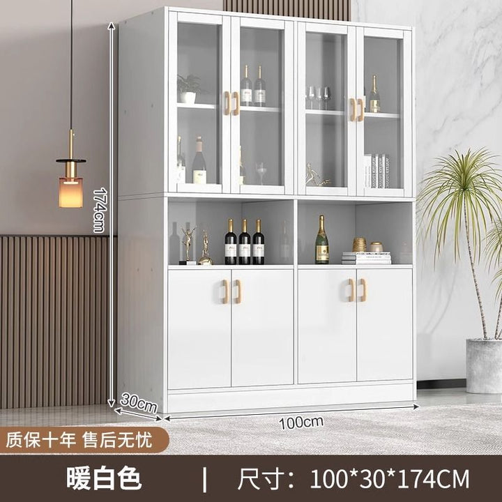 2024New Wine Cabinet Home Display Cabinet Living Room Shelf Wall Display Cabinet Simple Multi-Layer Hallway Locker