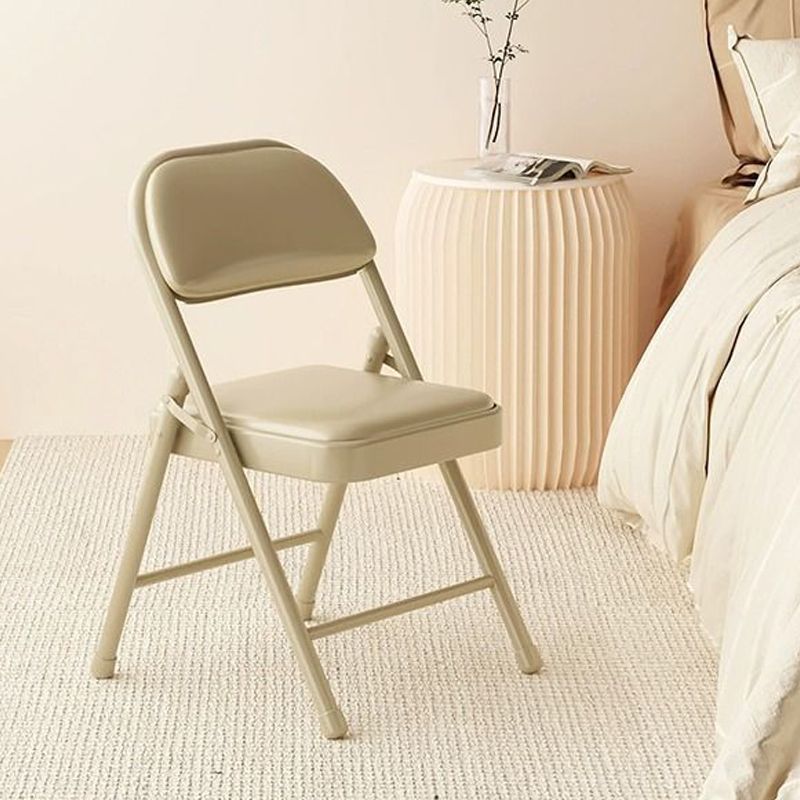 SAMEDREAM Back Chair Computer Chair Dormitory Household Girls' Bedroom Chair Student Folding Office Chair