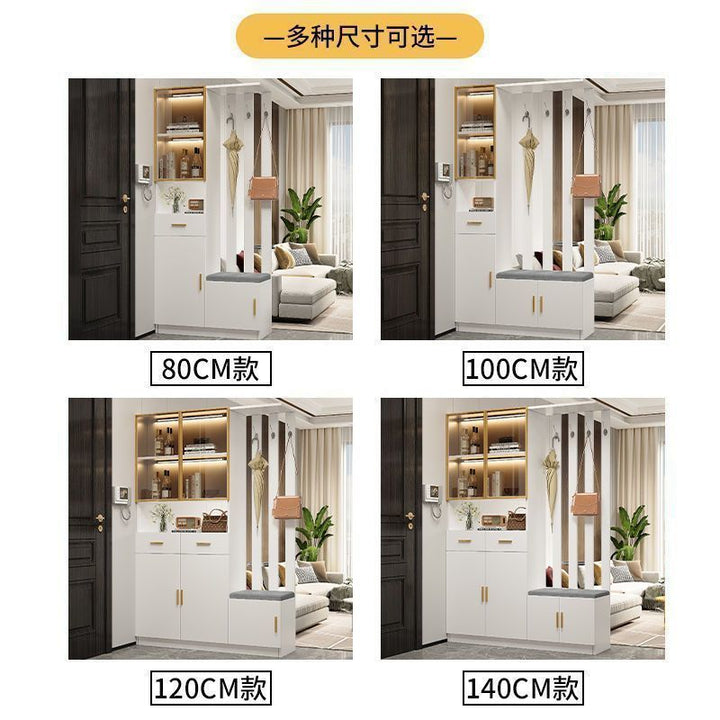 Entrance Cabinet Dining Room Hallway Entrance Simple Modern Subareas Screens Living Room Covering Open Cabinet