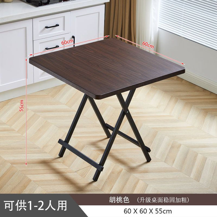 Folding Table Household Eating Table Folding Simple Small Apartment Dining Tables and Chairs Set Dormitory Portable Folding Folding Table Children