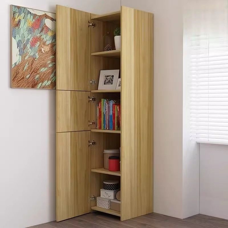 Bedroom Living Room Locker White with Door Corner Cabinet Corner Cabinet Corner Cabinet Corner Cabinet Storage Cabinet Corner Storage Rack