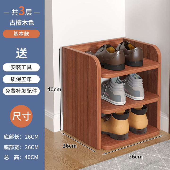 Shoe Rack Multi-Layer Home Doorway Gap Storage Fantastic Bedroom Dorm Small Narrow Shoe Cabinet for Space-Saving Rental House