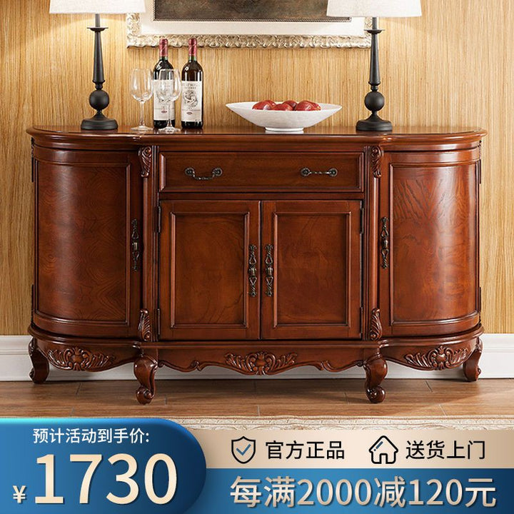 American Style Sideboard Cabinet European Style Dining Room Tea Cabinet Dining Table Side Cabinet Living Room Storage Hallway Cabinet Kitchen Cupboard Cupboard