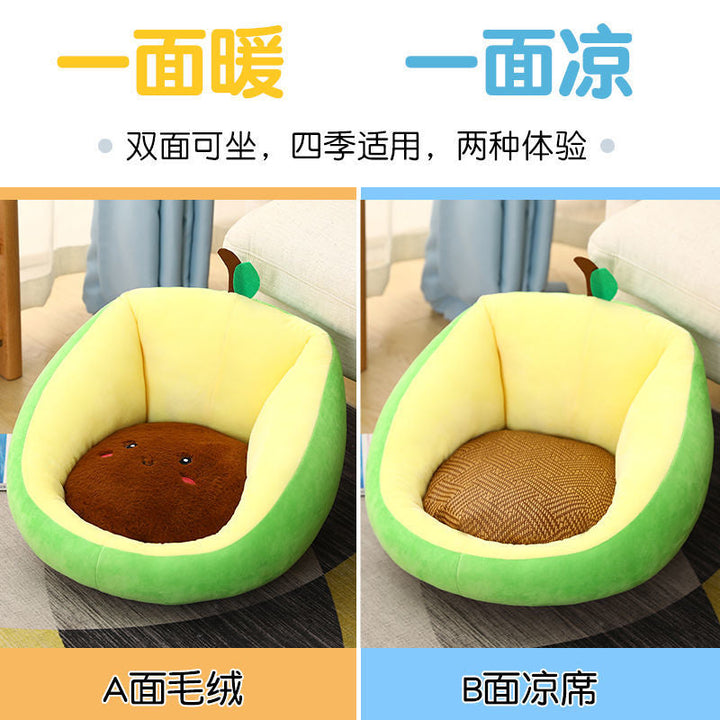 Children's Lazy Small Sofa Bedroom Cute Single Stool Floor Cushion Princess Floor Mat Children's Seat Tatami