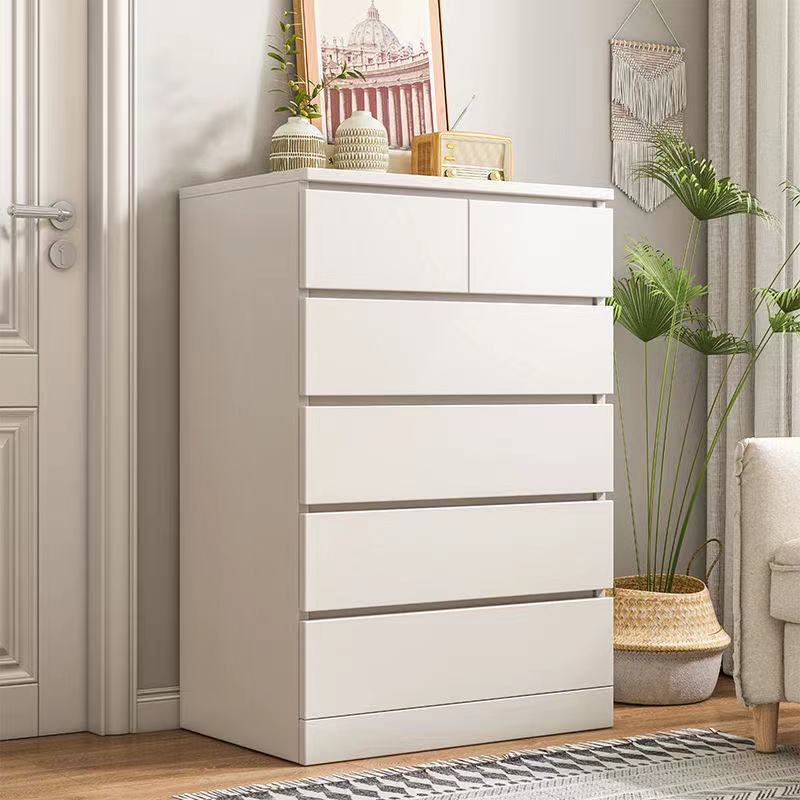 Ikea Same Style Chest of Drawers Storage Cabinet Bedroom Clothes Closet Household Four Five-Bucket Cabinet Living Room Wall Storage Cabinet Locker