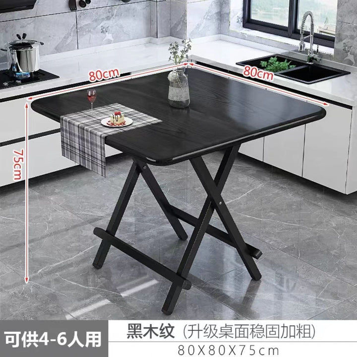 Folding Table Household Eating Table Folding Simple Small Apartment Dining Tables and Chairs Set Dormitory Portable Folding Folding Table Children