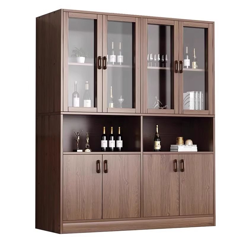 2024New Wine Cabinet Home Display Cabinet Living Room Shelf Wall Display Cabinet Simple Multi-Layer Hallway Locker