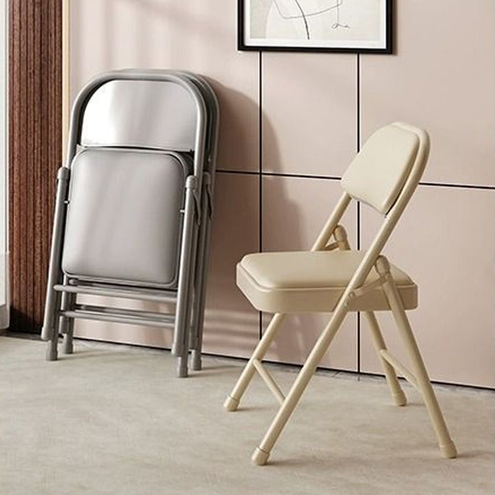 SAMEDREAM Back Chair Computer Chair Dormitory Household Girls' Bedroom Chair Student Folding Office Chair