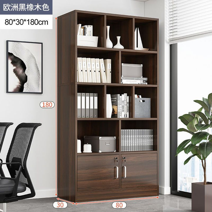 Bookcase Bookshelf Combination Student Locker with Door Bookcase Bookshelf Floor Storage Shelf Living Room Bedroom Bookcase