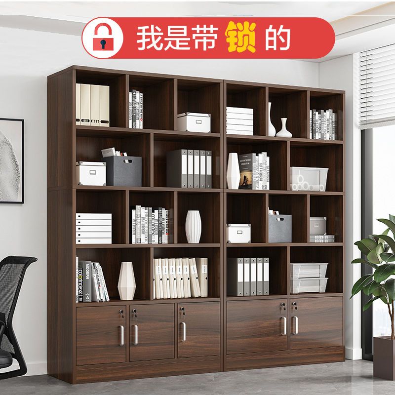 Bookcase Bookshelf Combination Student Locker with Door Bookcase Bookshelf Floor Storage Shelf Living Room Bedroom Bookcase