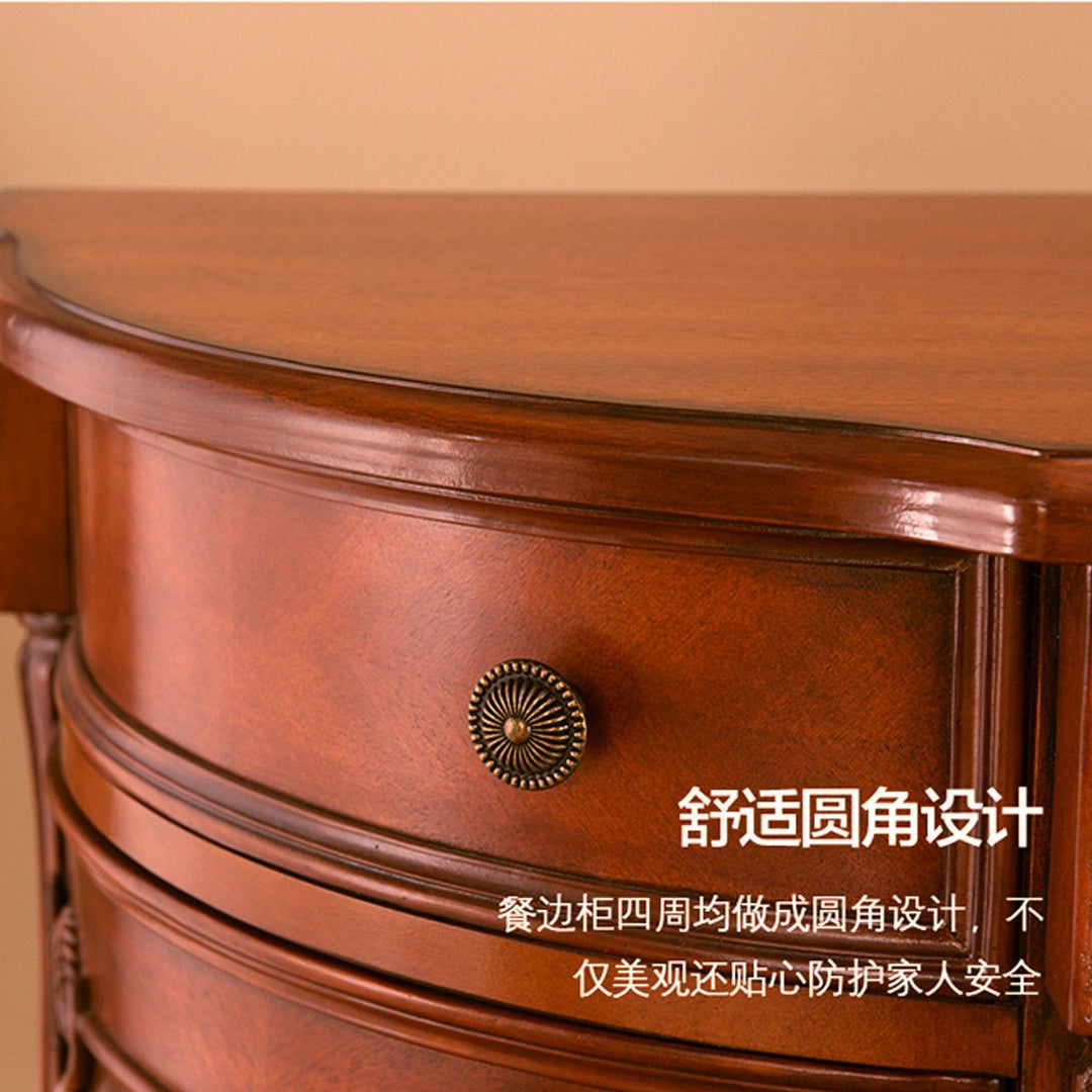 American Style Sideboard Cabinet European Style Dining Room Tea Cabinet Dining Table Side Cabinet Living Room Storage Hallway Cabinet Kitchen Cupboard Cupboard