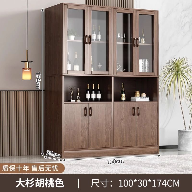 2024New Wine Cabinet Home Display Cabinet Living Room Shelf Wall Display Cabinet Simple Multi-Layer Hallway Locker