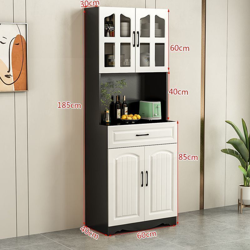 European-Style Kitchen Sideboard Cabinet Simple Cupboard Simple Locker Living Room Cabinet Dining Room Tea Cabinet Multifunctional Wine Cabinet