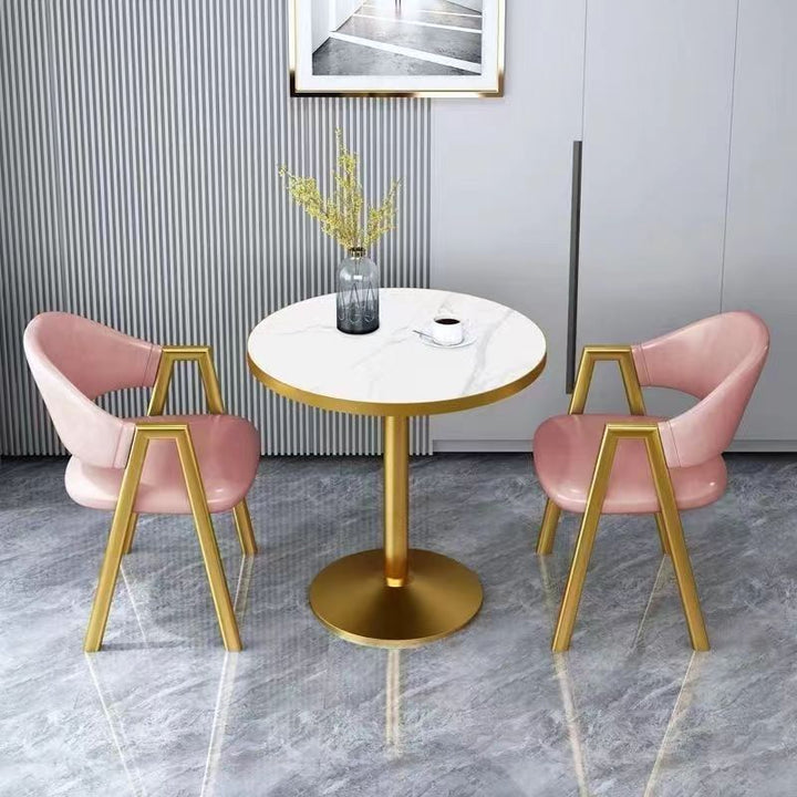 Nordic Style Negotiation Table and Chair Combination Reception Simple Small Apartment Milk Tea Sales Office Balcony Leisure Small round Table