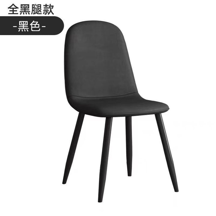 Dining Chair Household Iron Dining Chair Light Luxury High-End Rental Room Small Apartment Office Meeting Room Universal Chair