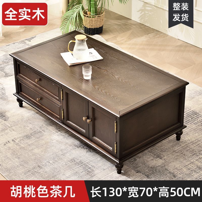 American-Style Solid Wood Small Wine Cabinet Single Door Display Cabinet Made of Glass European-Style Living Room Curio Cabinet Household Sideboard Cabinet