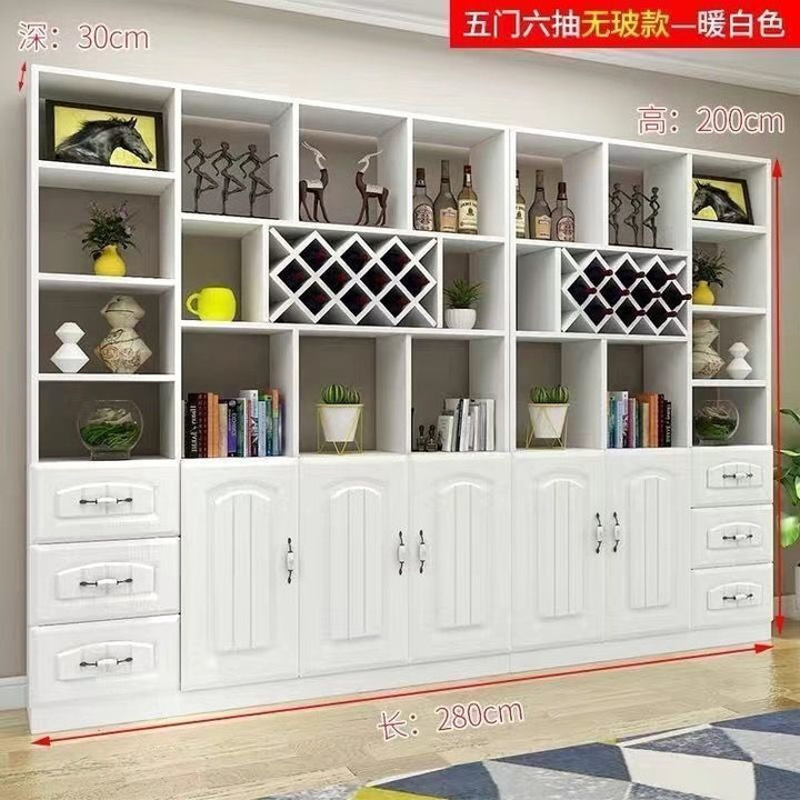 Wine Cabinet Modern Minimalist Entrance Cabinet Hallway Shoe Cabinet Living Room Curio Cabinet Dining Room Screen Cabinet Shelf Hall Cabinet