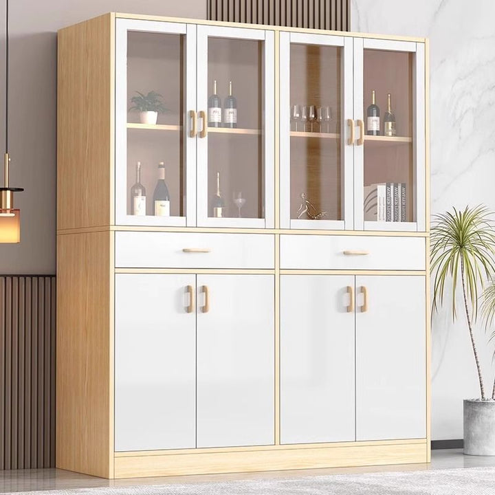 2024New Wine Cabinet Home Display Cabinet Living Room Shelf Wall Display Cabinet Simple Multi-Layer Hallway Locker