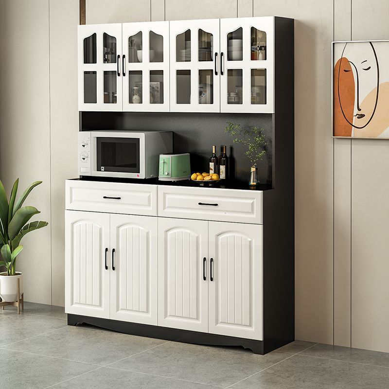 European-Style Kitchen Sideboard Cabinet Simple Cupboard Simple Locker Living Room Cabinet Dining Room Tea Cabinet Multifunctional Wine Cabinet