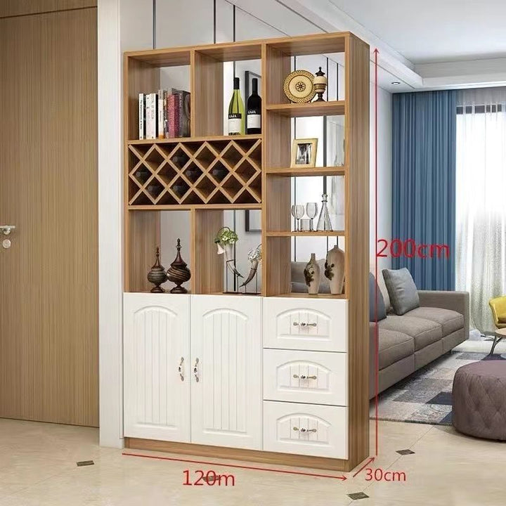 Wine Cabinet Modern Minimalist Entrance Cabinet Hallway Shoe Cabinet Living Room Curio Cabinet Dining Room Screen Cabinet Shelf Hall Cabinet