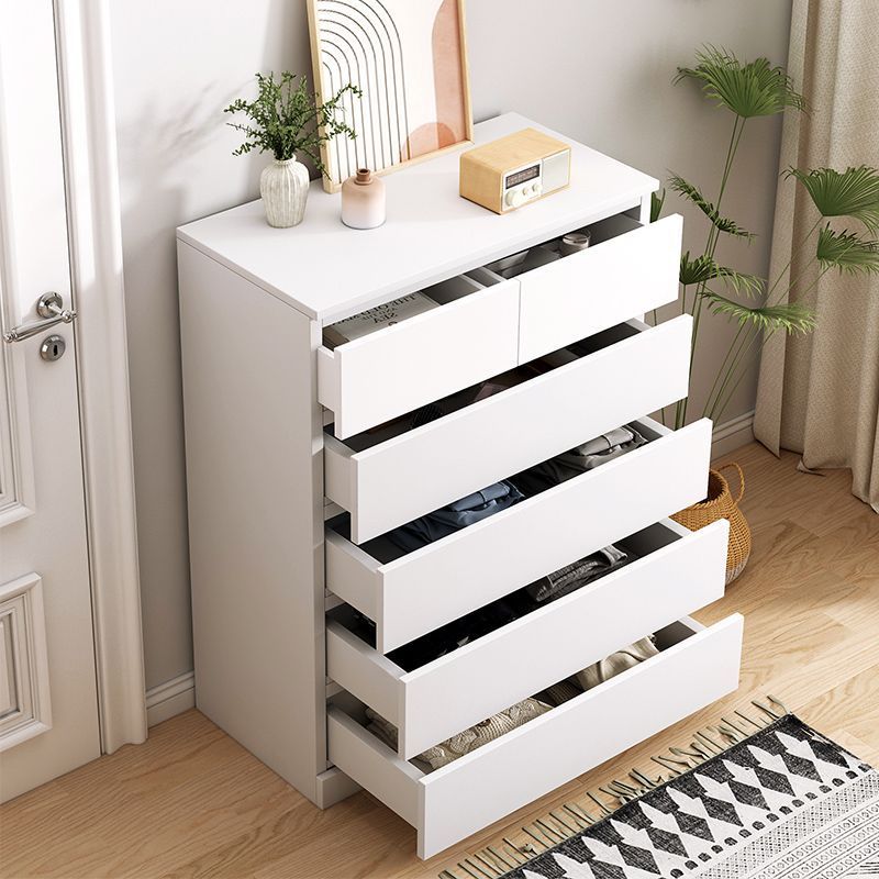 Ikea Same Style Chest of Drawers Storage Cabinet Bedroom Clothes Closet Household Four Five-Bucket Cabinet Living Room Wall Storage Cabinet Locker