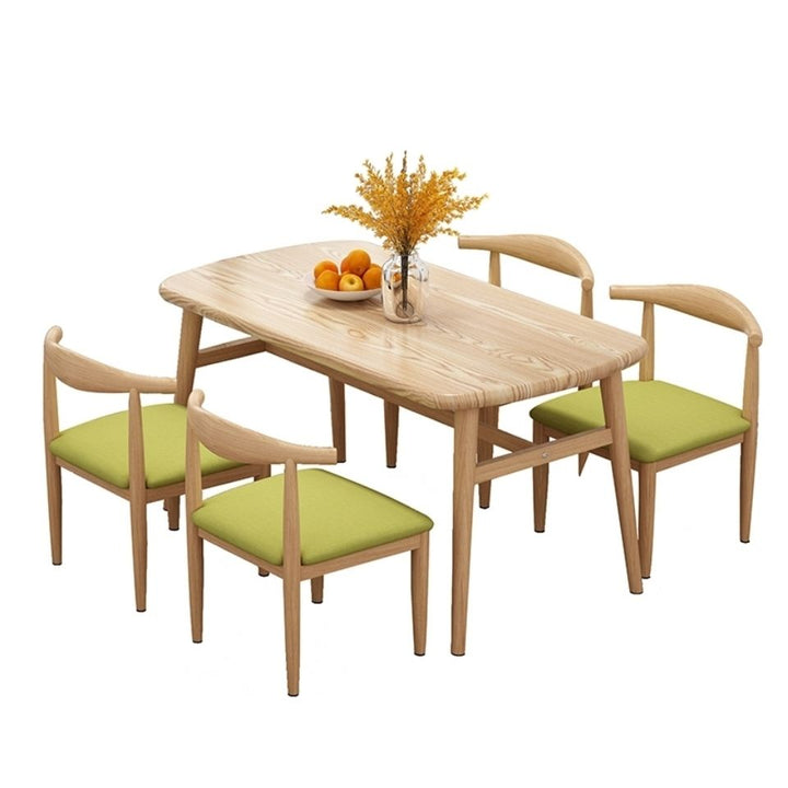 Dining Table Home Small Apartment Modern Simple Dining Tables and Chairs Set Dining Table Rectangular Table Leisure Fast Food Restaurant Table and Chair