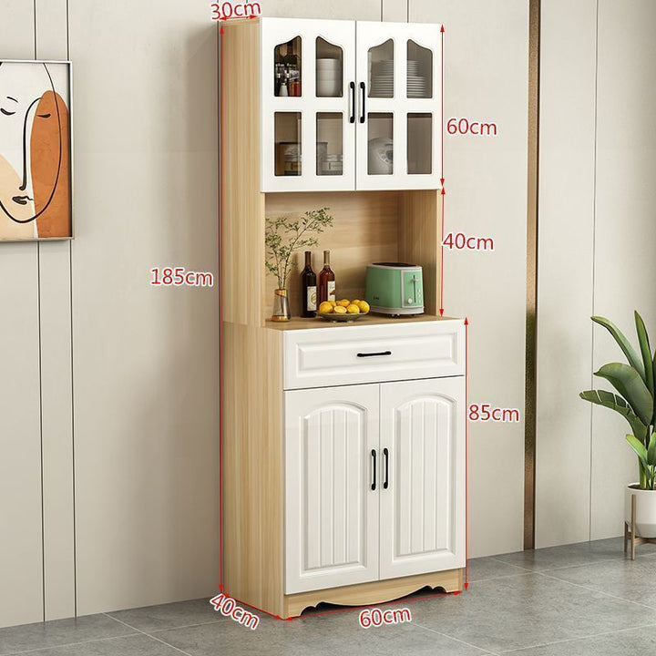 European-Style Kitchen Sideboard Cabinet Simple Cupboard Simple Locker Living Room Cabinet Dining Room Tea Cabinet Multifunctional Wine Cabinet