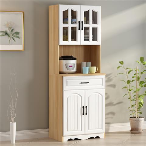 European-Style Kitchen Sideboard Cabinet Simple Cupboard Simple Locker Living Room Cabinet Dining Room Tea Cabinet Multifunctional Wine Cabinet