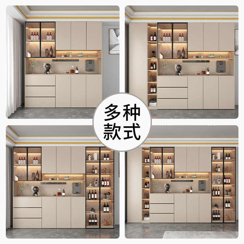 Sideboard Cabinet Integrated Wall Modern Simple Home Living Room Dining Room Internet Celebrity Affordable Luxury Style Heightened Storage Organizer Cabinet