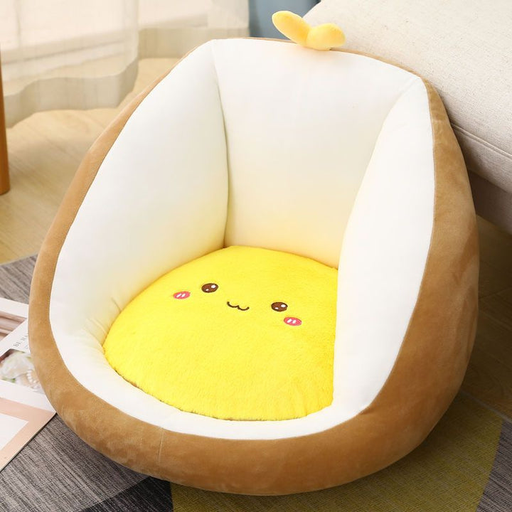 Children's Lazy Small Sofa Bedroom Cute Single Stool Floor Cushion Princess Floor Mat Children's Seat Tatami