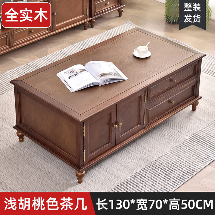 American-Style Solid Wood Small Wine Cabinet Single Door Display Cabinet Made of Glass European-Style Living Room Curio Cabinet Household Sideboard Cabinet