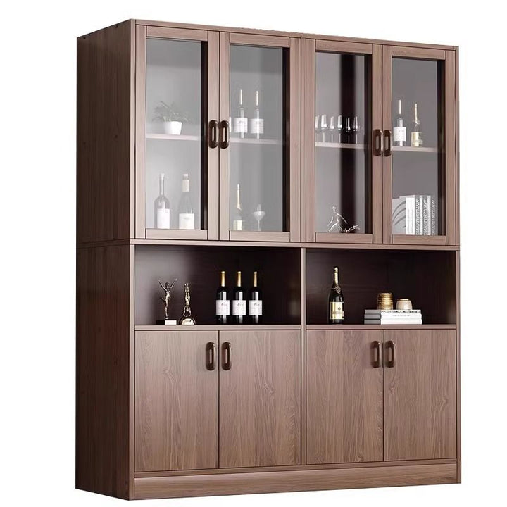 2024New Wine Cabinet Home Display Cabinet Living Room Shelf Wall Display Cabinet Simple Multi-Layer Hallway Locker