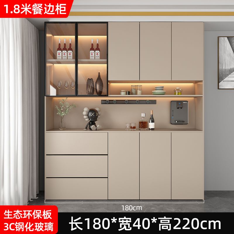 Sideboard Cabinet Integrated Wall Modern Simple Home Living Room Dining Room Internet Celebrity Affordable Luxury Style Heightened Storage Organizer Cabinet