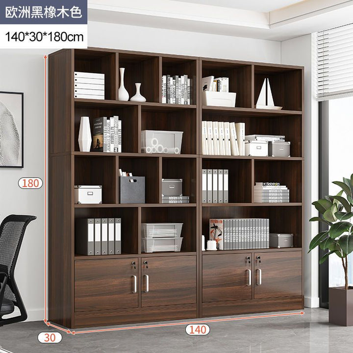 Bookcase Bookshelf Combination Student Locker with Door Bookcase Bookshelf Floor Storage Shelf Living Room Bedroom Bookcase