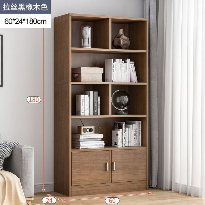 Bookcase Bookshelf Combination Student Locker with Door Bookcase Bookshelf Floor Storage Shelf Living Room Bedroom Bookcase