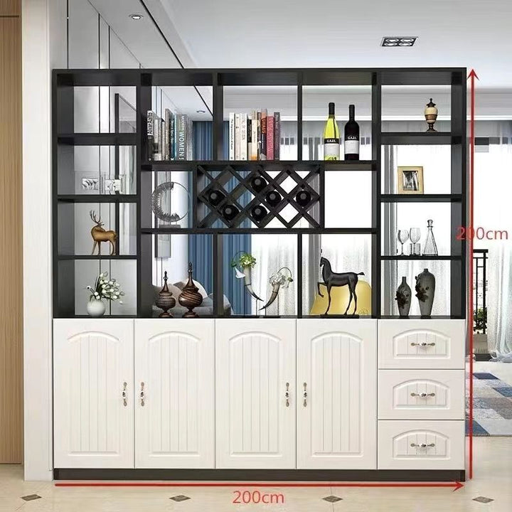 Wine Cabinet Modern Minimalist Entrance Cabinet Hallway Shoe Cabinet Living Room Curio Cabinet Dining Room Screen Cabinet Shelf Hall Cabinet