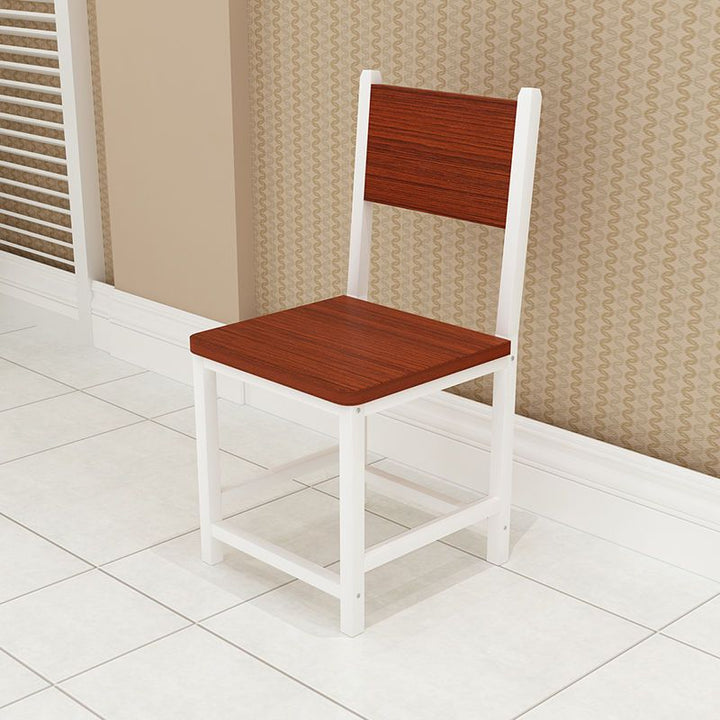 Simple Steel Wood Student Dining Chair Office Chair Simple Restaurant Chair Dining Chair Snack Shop Backrest Chair Home Dining Chair