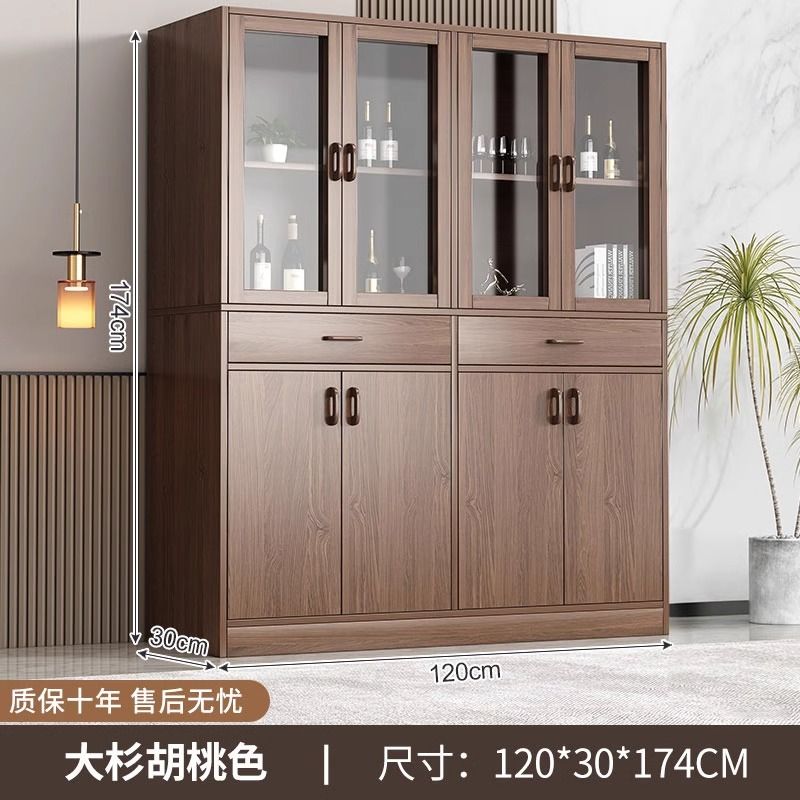 2024New Wine Cabinet Home Display Cabinet Living Room Shelf Wall Display Cabinet Simple Multi-Layer Hallway Locker